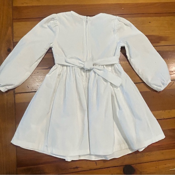 Sz4 Bonnie Jean Smocked Reindeer Fit & Flare Dress - Picture 5 of 7